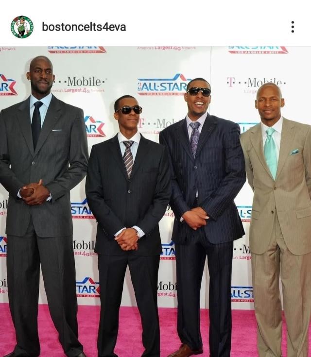 xingkong.com-耿耿于怀！加内特转发绿军巨头旧照 并将雷阿伦P掉